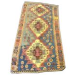 A Kelim flatweave seamed rug