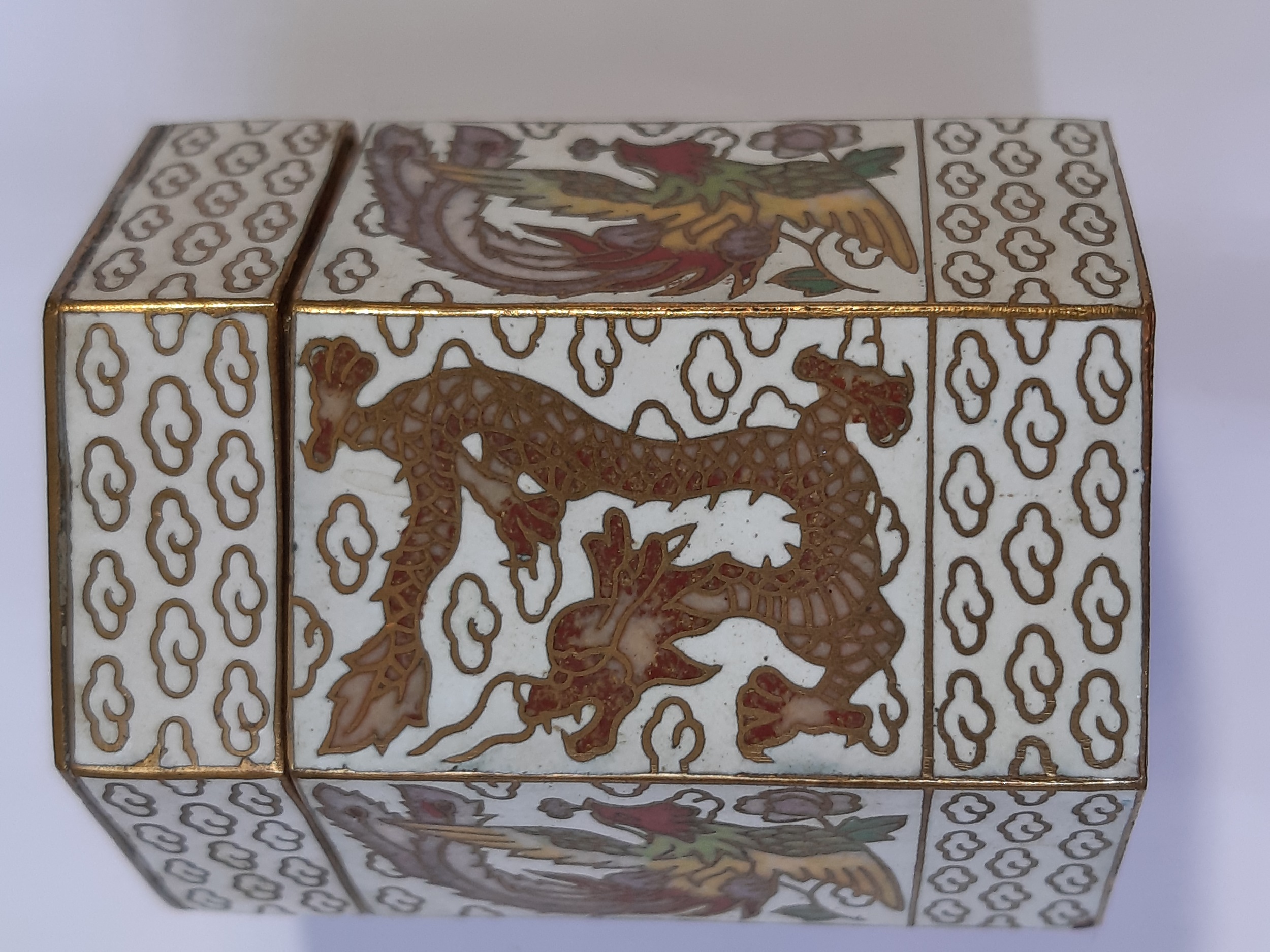 A collection of small cloisonné items and a miniature plique-à-jour teaset - Image 3 of 4