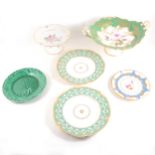 Victorian porcelain part dessert service, other Victorian ware and decorative china