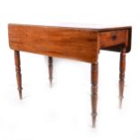 A Victorian mahogany Pembroke table