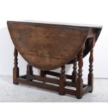 A joined gateleg table, basically 18th Century