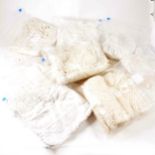 A quantity of lace and linen, including Christening ware