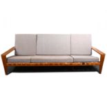 An oak framed three-seat Bodö Sofa, by Svante Skogh for Seffle Möbelfabrik