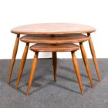 An Ercol nest of tables
