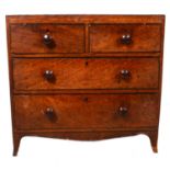 A Victorian mahogany chest of drawers