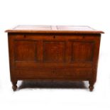 A small oak coffer