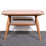 An Ercol two-tier tray table