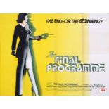 British film Quad poster The Final Programme, (1973), 30x40inch