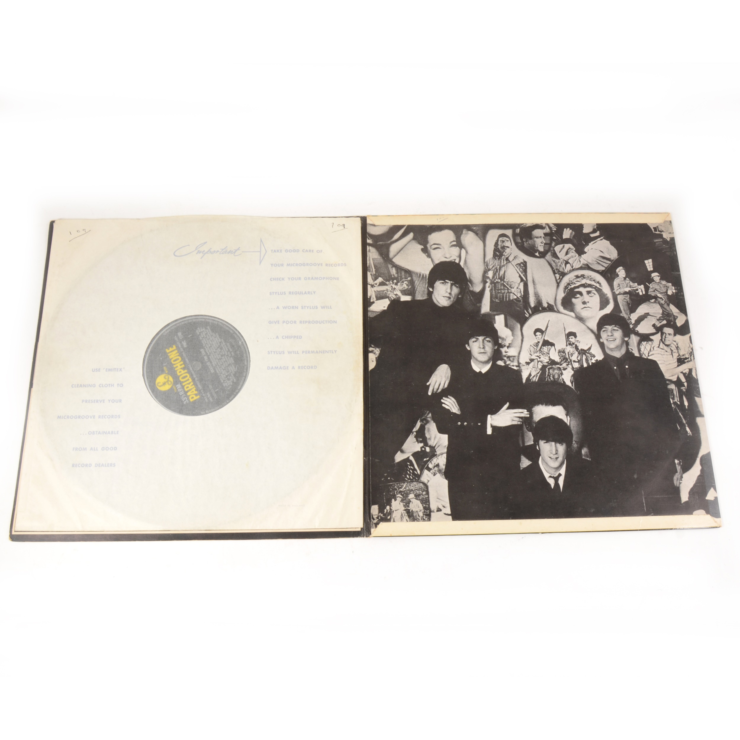 The Beatles For Sale LP vinyl record; first mono pressing PMC 1240, matrix 503-4N/504-4, Emitex - Image 3 of 4