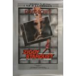 UK film poster David Bowie Ziggy Stardust and the Spiders from Marz, 40x27inch.