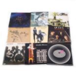 Thiry-five vinyl LP records; including Queen, Fleetwood Mac, The Moody Blues, Little Feet, Andrew