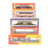 OO gauge model railway rolling stock, Hornby, Bachmann and Lima examples.