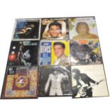 One box of mixed vinyl LP records; aprox seventy-three