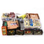 Large quantity of modern die-cast models, including Lledo, Matchbox models, and others.