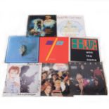 Aprox 95 vinyl LP and 12" singles; mostly pop and rock music.