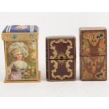 Sewing Interest - A Shrimpton vintage fold down needle box and two Lady's Companion sets.