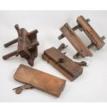 A quantity of wooden moulding and other planes.
