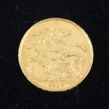 George IV gold double Sovereign coin, 1823.