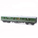 Tower Brass Models, gauge 1 / G scale, 45mm passenger coach, BR green, no.S80579, boxed.