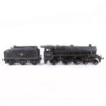 Bachmann electric, gauge 1 / G scale, 45mm locomotive and tender; LSL13 'Black Five' 4-6-0 BR