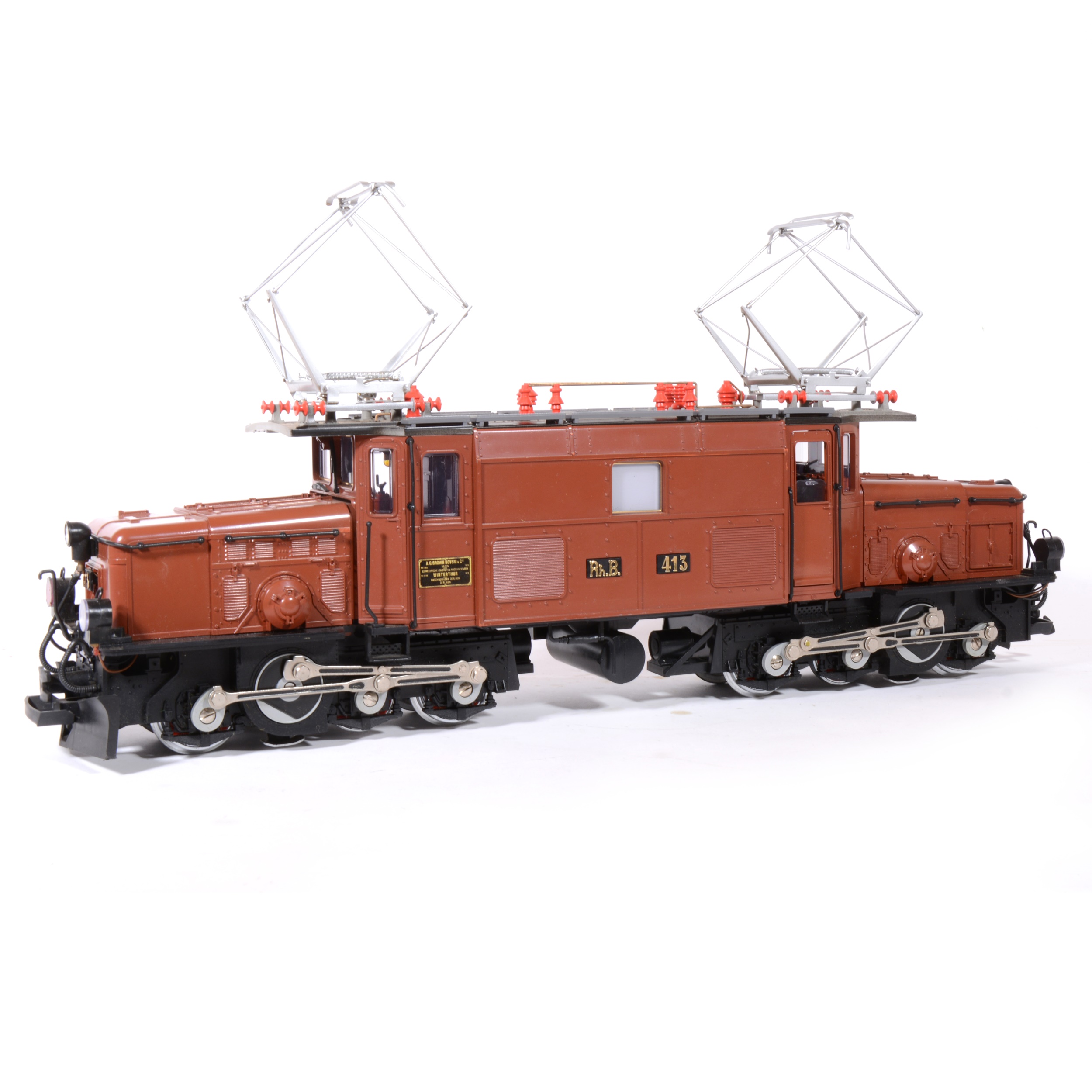 LGB electric, G scale, Crocodile electric locomotive 8-0-8 no.2040, boxed. - Image 2 of 2