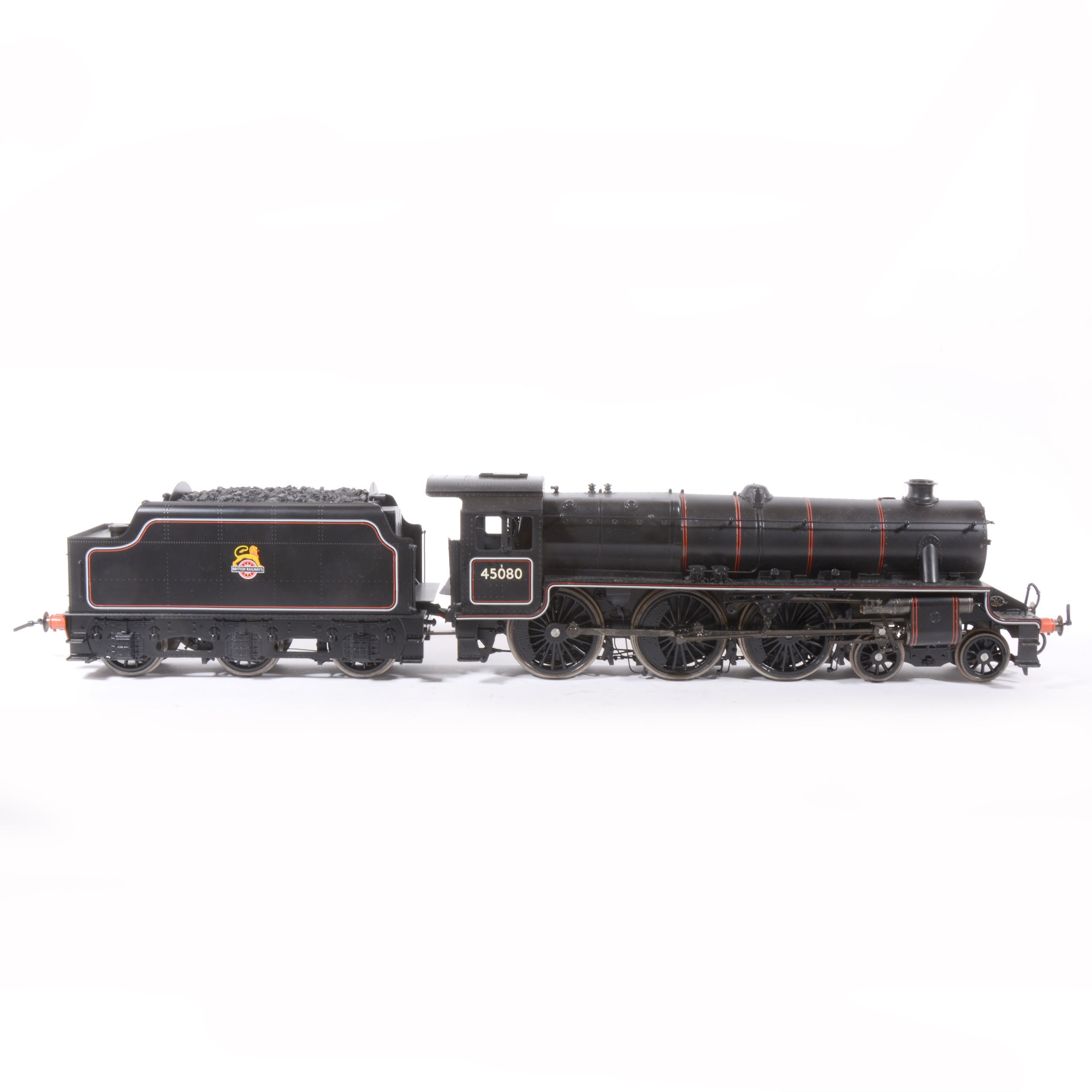 Accucraft electric, gauge 1 / G scale, 45mm locomotive and tender; 'Black Five' BR no.45080, in