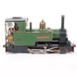 Merlin Loco Works live steam, gauge 1 / G scale, 32mm locomotive, Major 'Bertie Bassett' 0-6-0