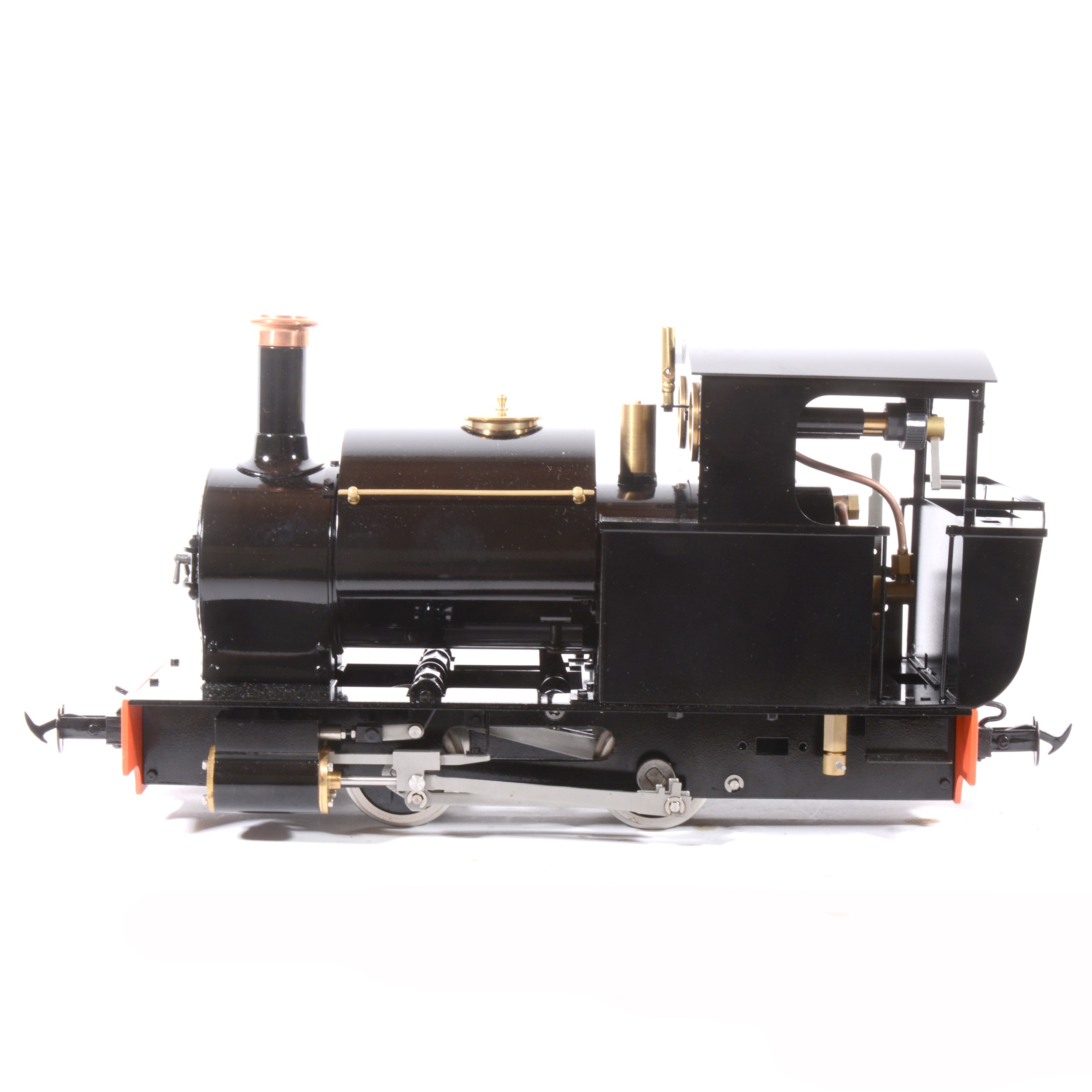 Accucraft live steam, gauge 1 / G scale, 45mm locomotive, Mortimer 0-4-0T, black, accessories and - Image 2 of 2