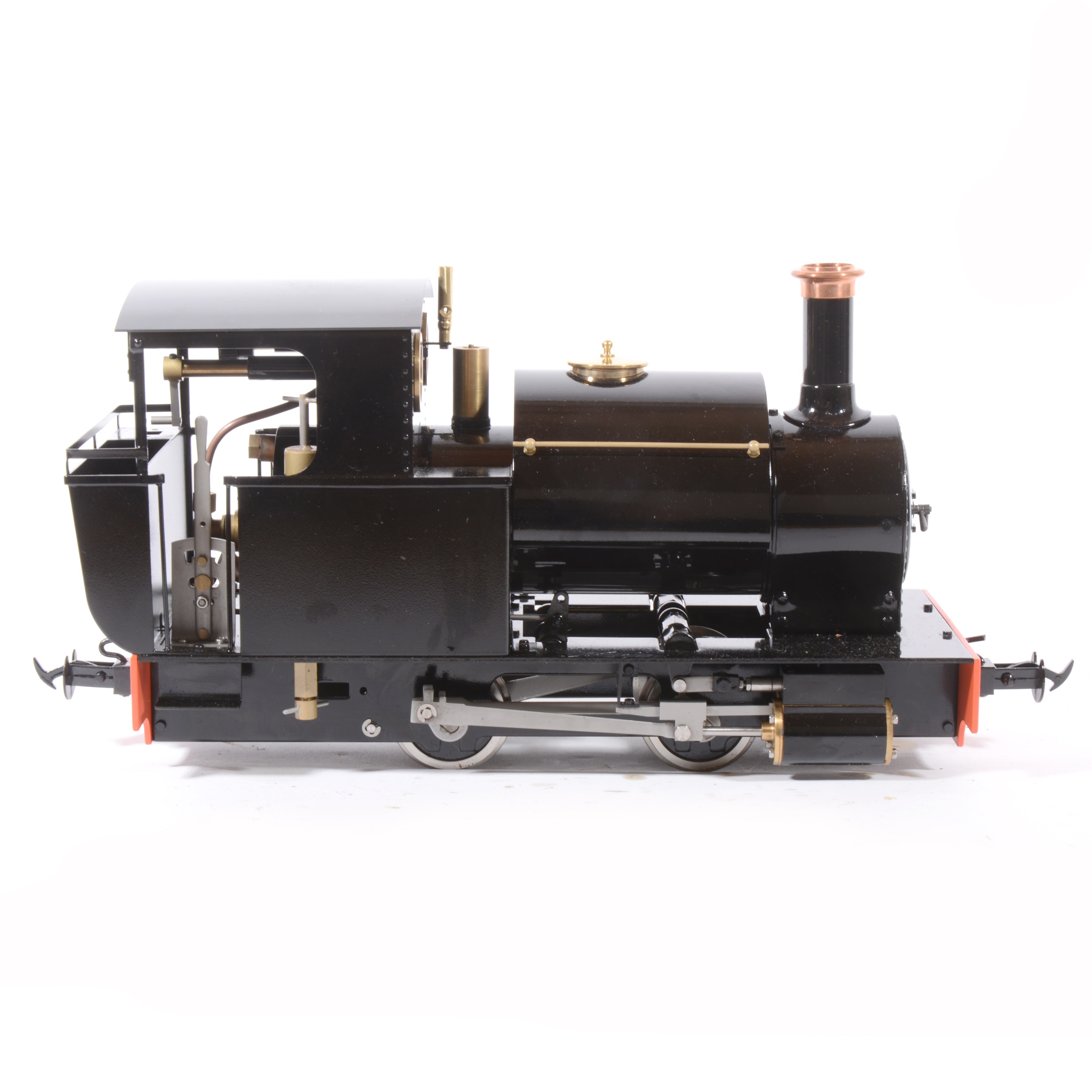 Accucraft live steam, gauge 1 / G scale, 45mm locomotive, Mortimer 0-4-0T, black, accessories and