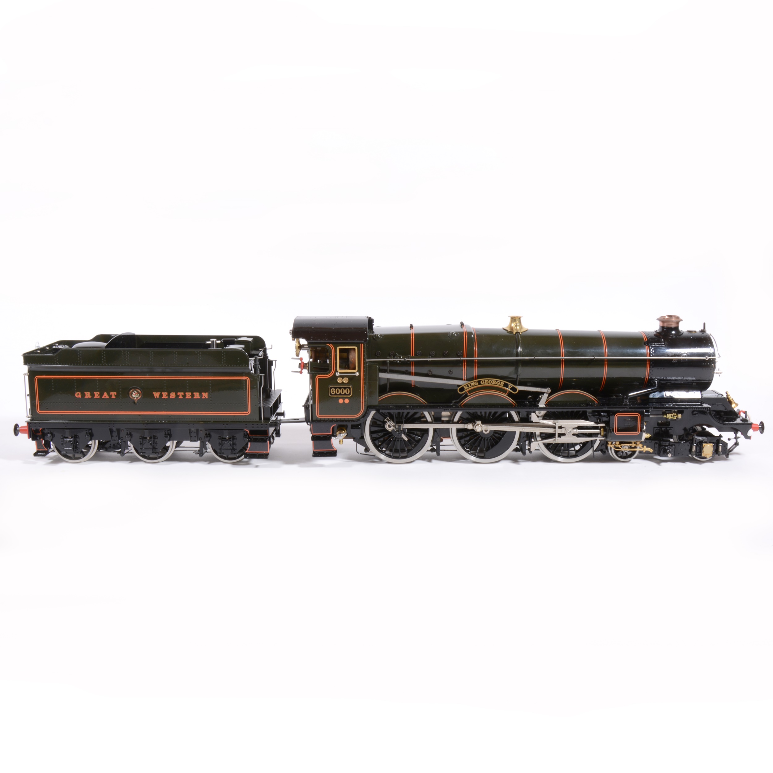 Aster Hobby live steam, gauge 1 / G scale, 45mm locomotive and tender, 'King George V' 4-6-0