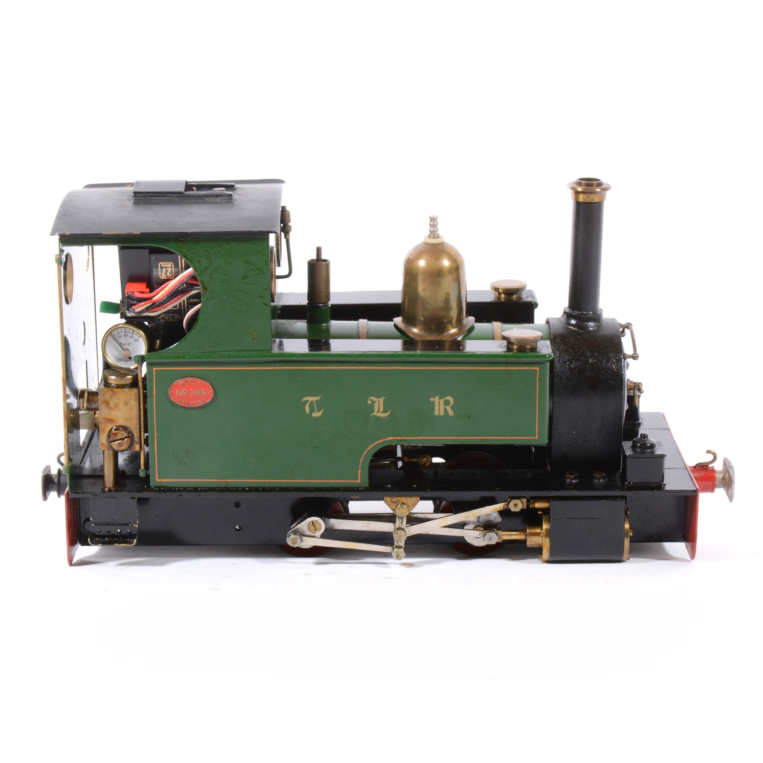 Merlin Loco Works electric, gauge 1 / G scale, 32mm locomotive, no.369 green.