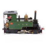 Merlin Loco Works electric, gauge 1 / G scale, 32mm locomotive, no.369 green.