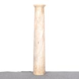 A marble column section