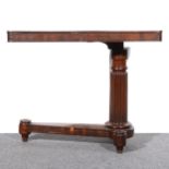 A Victorian mahogany invalids table