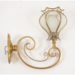 An Edwardian wall light,