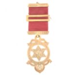 A Victorian silver-gilt Masonic jewel