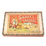 Early Snakes and Ladders Game; 'The Great Indian Snakes and Ladder Games' and a Jaques Ludo board.