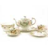 A late 19th century Staffordshire tea service