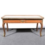 An Italian marquetry coffee table,