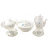 A Wedgwood dinner and tea service, Ice Rose pattern