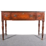 A Victorian mahogany dressing table