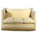 A Knoll type three-seat settee,