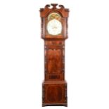 An early 19th-century mahogany longcase clock