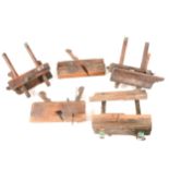 A quantity of wooden moulding and other planes.