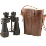 Binoculars. A good Pr. Ross 'Stepmur' 10x50 binoculars.