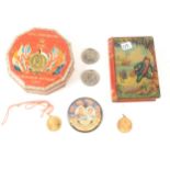 A rare Rowntree Edward VIII Coronation tin complete with detachable medal together with a Chad