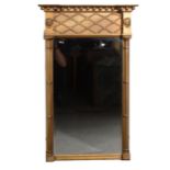 A gilt composite pier-glass