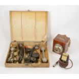 Vintage mahogany telephone bell box