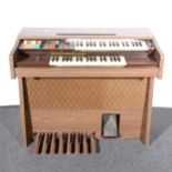 A Galanti two manual electric organ