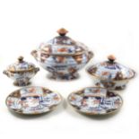 Extensive Davenport stone china dinner service,